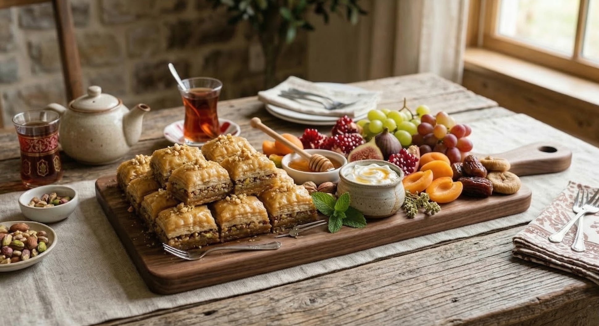 Baklava Dessert Board