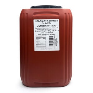 Kalamata Jumbo Olives 26.4 lb