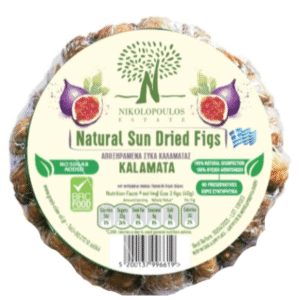 Nikolopoulos Estate Dried Greek Kalamata Figs 25/400 GR