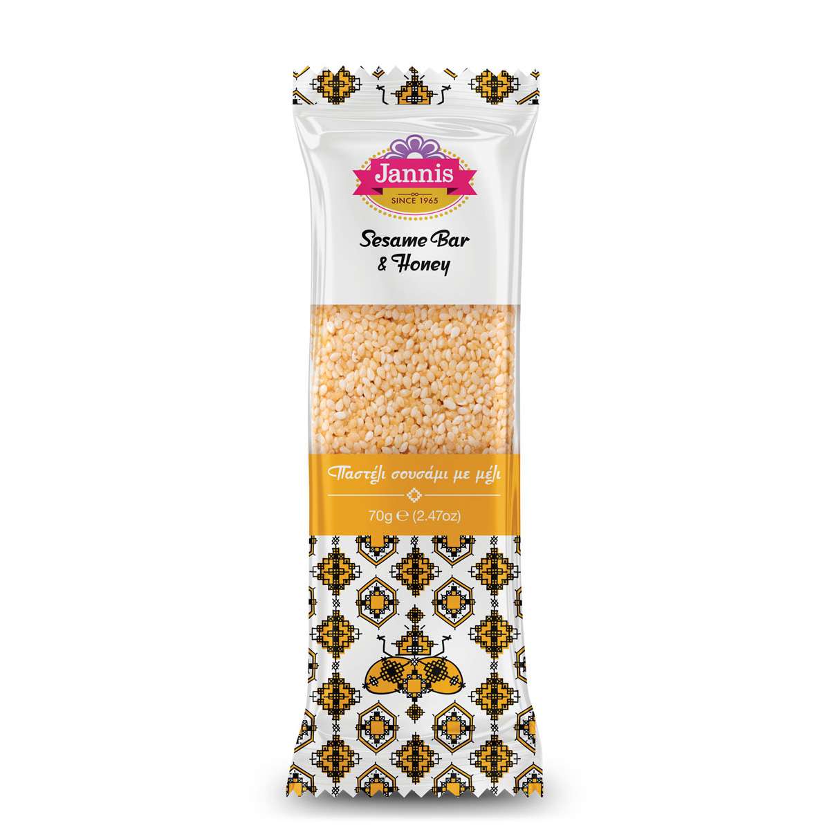 Jannis Sesame & Honey Bar 12/70g