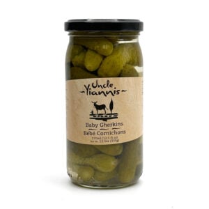 Uncle Yiannis baby gherkins 370 mL