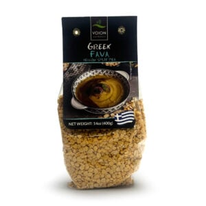 Voion Land Greek Yellow Split Peas (Fava) 12/400 Gr