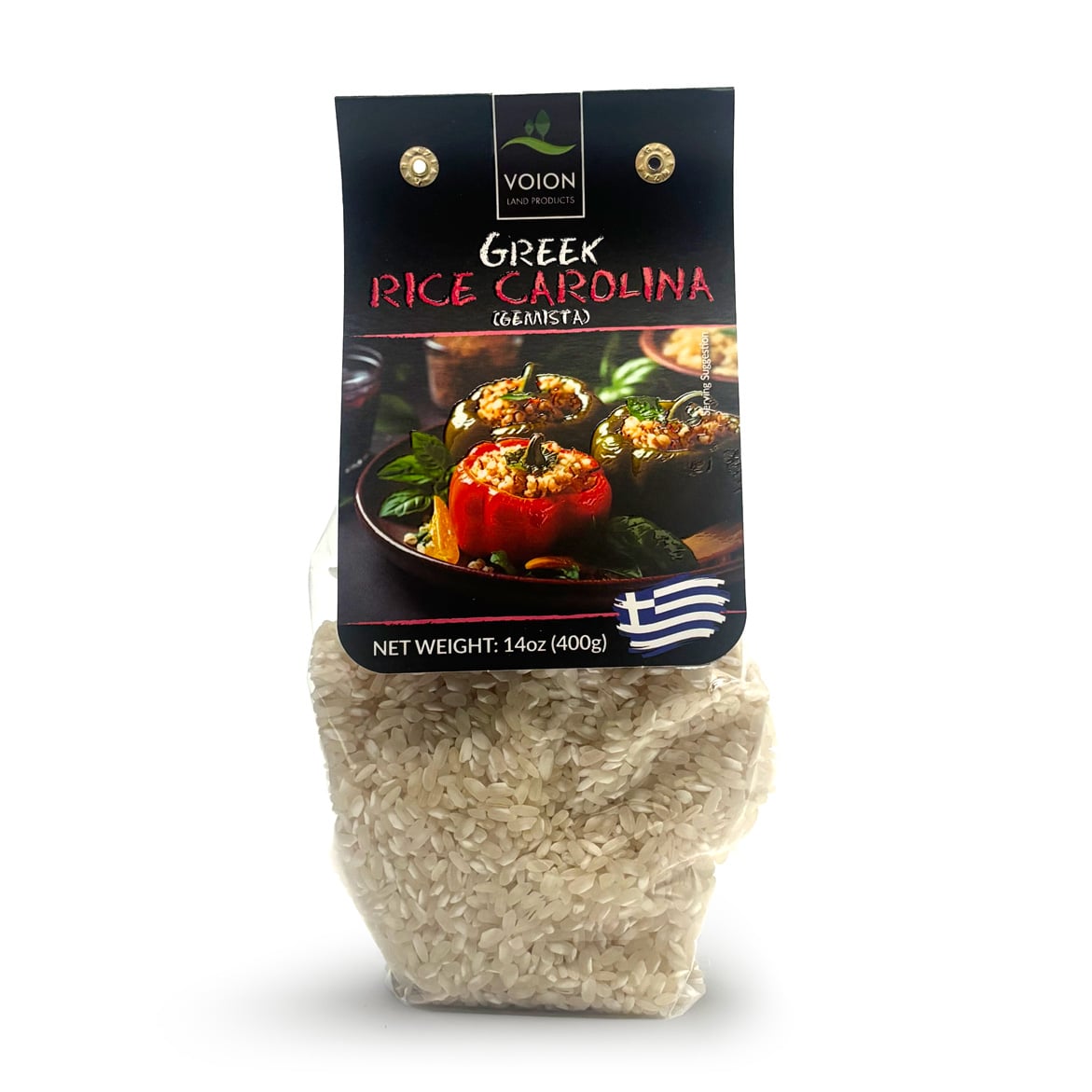 Voion Land Greek Carolina Rice (Gemista) 12/400 Gr