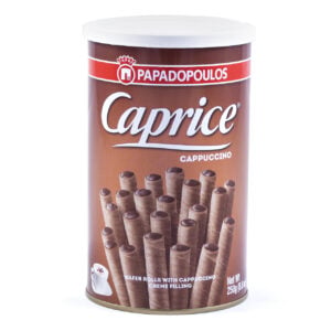 Papadopoulos Caprice Cappuccino Wafers 12/250 Gr