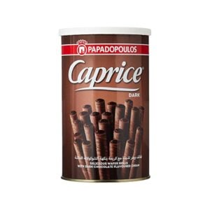 Papadopoulos Caprice Dk Choc Cookies 12/250 Gr