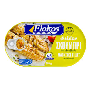 Flokos Mackerel Fillet In Olive Oil 30/160 Gr