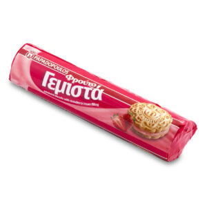Papadopoulos Strawberry Cream Sandwich Biscuits 12/200 Gr