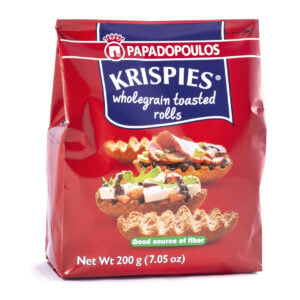 Papadopoulos Krispies Whl Grn Toast Rolls 15/200 Gr